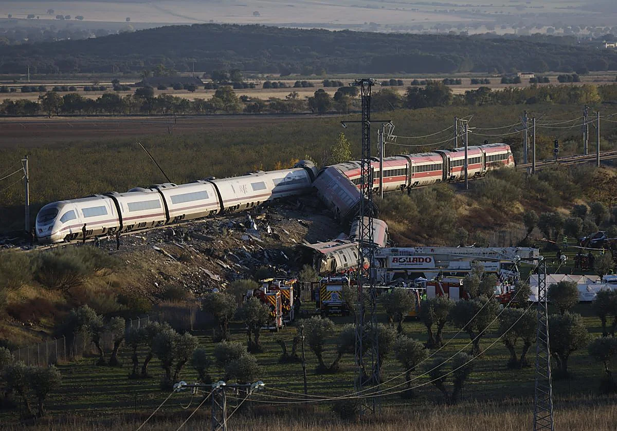 Imagen ilustrativa: Última hora del accidente de trenes en Toledo, en directo | Al menos 68 muertos en el choque de trenes de alta velocidad en Urda